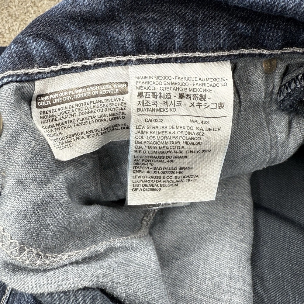 Levi's 505 Jeans Men's Size 38x30 Straight Leg Medium Wash Blue Denim - Picture 8 of 15